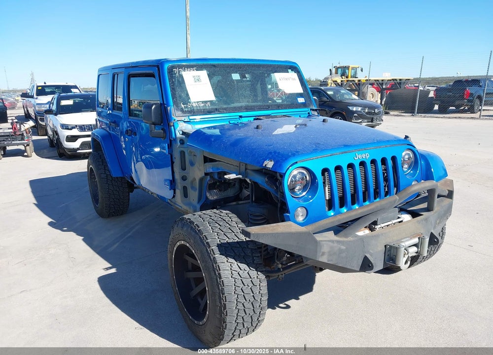 2015 JEEP WRANGLER UNLIMITED SAHARA VIN: 1C4BJWEG8FL587893
