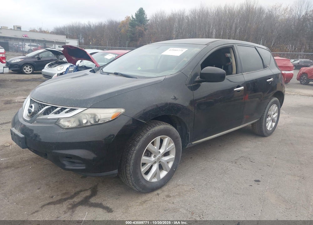 2013 NISSAN MURANO S VIN: JN8AZ1MW0DW311529