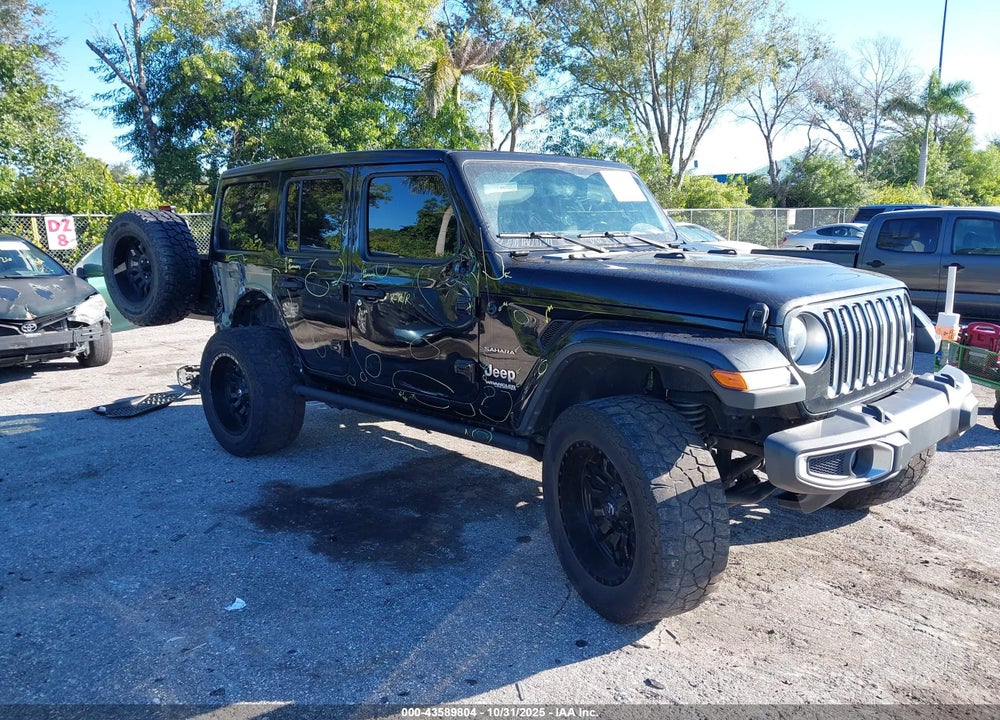 2018 JEEP WRANGLER UNLIMITED SAHARA 4X4 VIN: 1C4HJXEG0JW330394