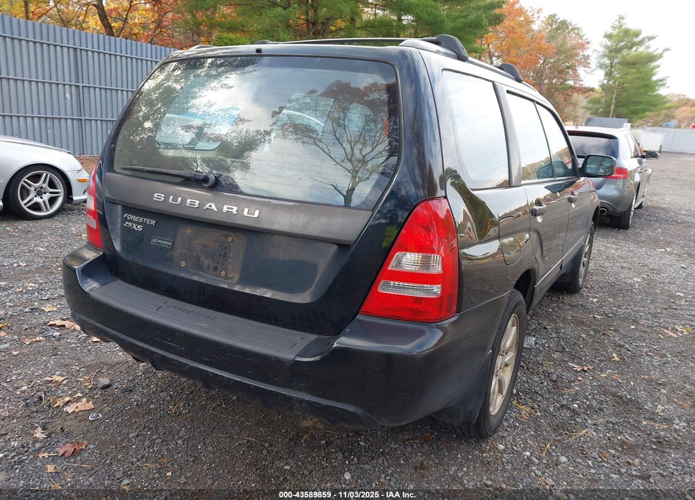 2005 SUBARU FORESTER VIN: JF1SG65685H752628