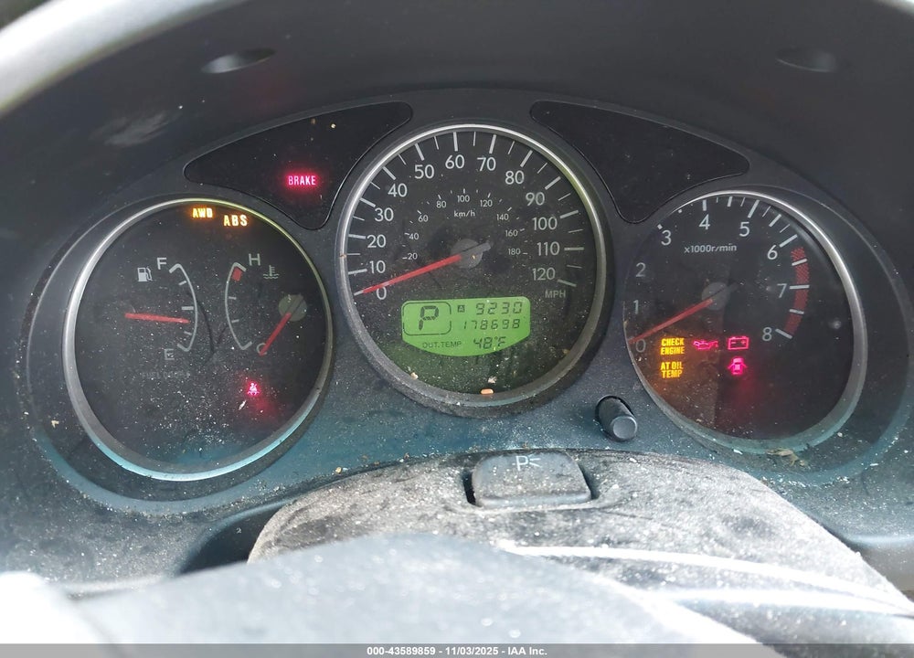 2005 SUBARU FORESTER VIN: JF1SG65685H752628