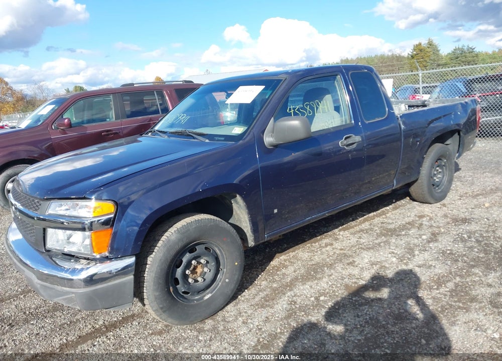 2008 CHEVROLET COLORADO WORK TRUCK VIN: 1GCCS199088176610