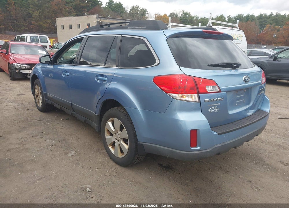 2011 SUBARU OUTBACK 2.5I PREMIUM VIN: 4S4BRBCC6B3383567
