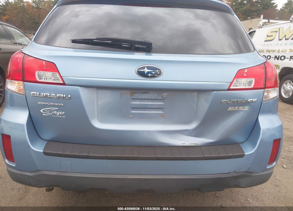 2011 SUBARU OUTBACK 2.5I PREMIUM VIN: 4S4BRBCC6B3383567