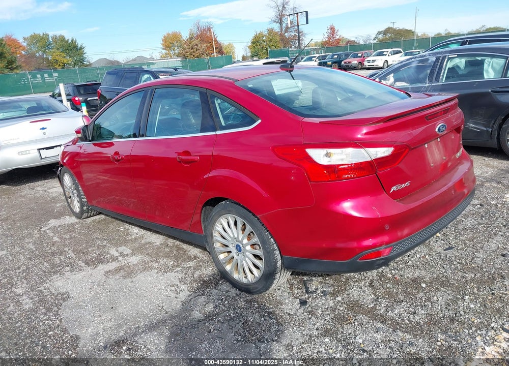 2012 FORD FOCUS TITANIUM VIN: 1FAHP3J20CL474930
