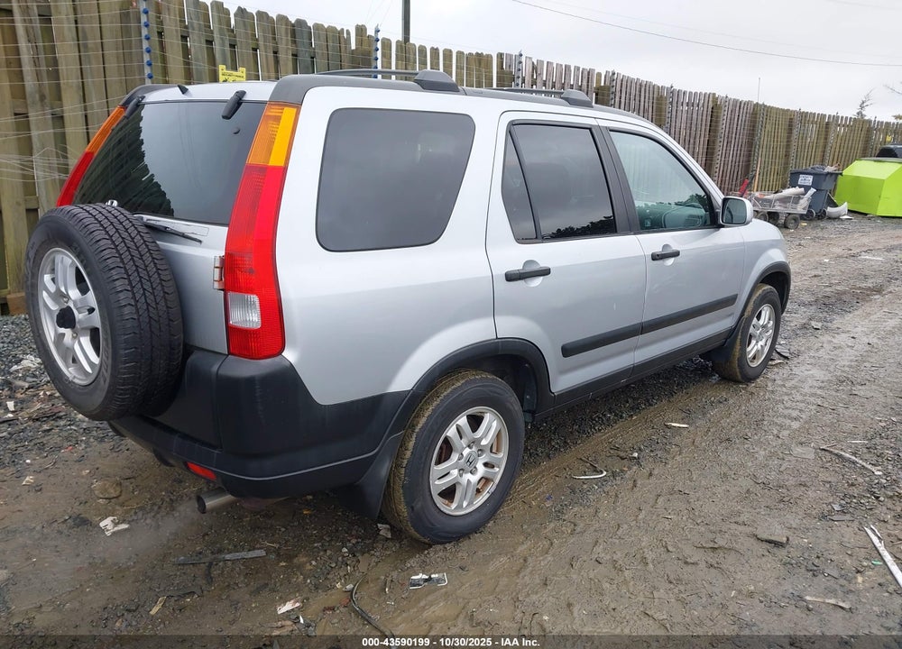 2004 HONDA CR-V EX VIN: SHSRD78844U240442