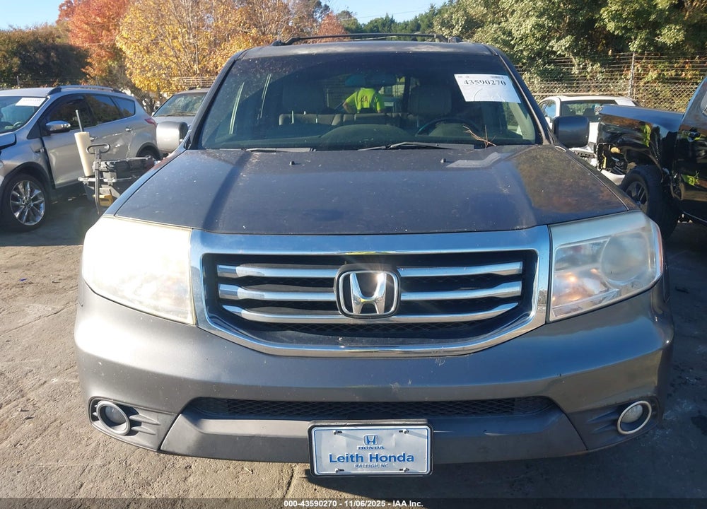 2013 HONDA PILOT EX-L VIN: 5FNYF3H50DB008254