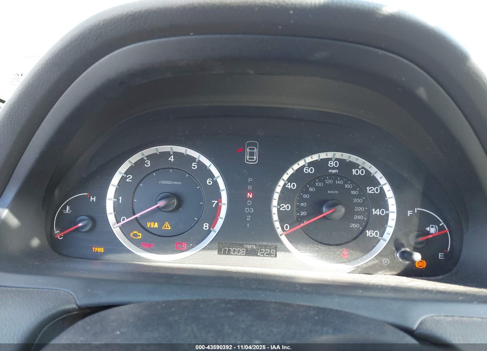 2009 HONDA ACCORD 2.4 LX VIN: 1HGCP26359A062637