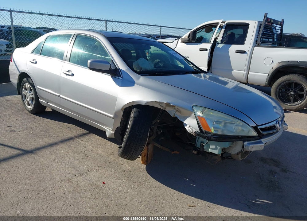 2007 HONDA ACCORD 2.4 EX VIN: 1HGCM56867A171627