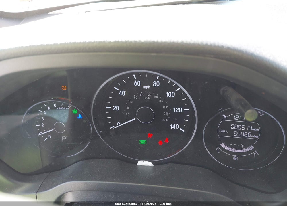 2019 HONDA HR-V VIN: 3CZRU6H1XKG702444