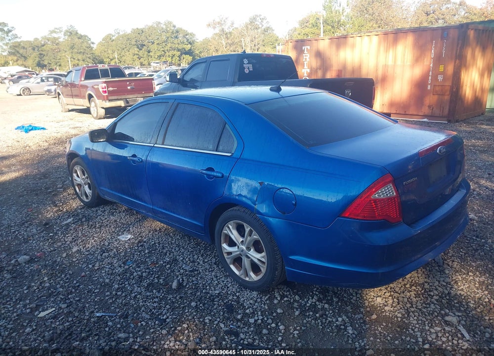 2012 FORD FUSION SE VIN: 3FAHP0HA2CR393909