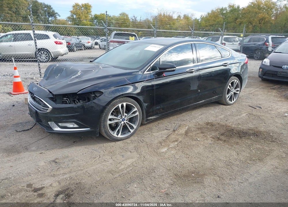 2017 FORD FUSION TITANIUM VIN: 3FA6P0K93HR163504