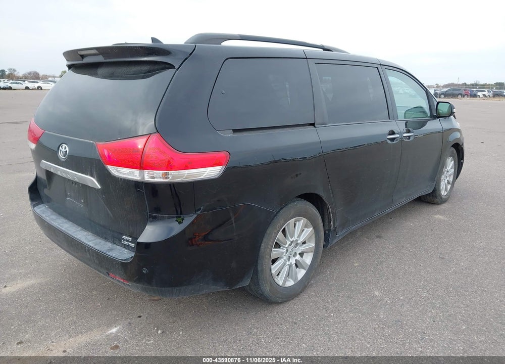 2013 TOYOTA SIENNA LIMITED 7 PASSENGER VIN: 5TDDK3DC9DS066583