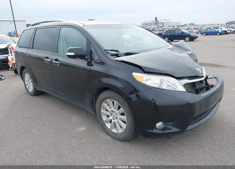 2013 TOYOTA SIENNA LIMITED 7 PASSENGER VIN: 5TDDK3DC9DS066583
