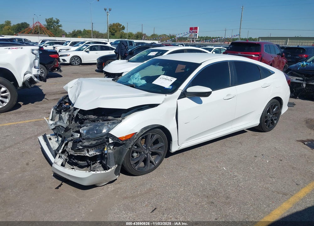 2019 HONDA CIVIC SPORT VIN: 2HGFC2F84KH578838
