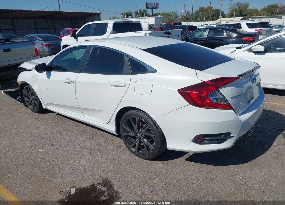 2019 HONDA CIVIC SPORT VIN: 2HGFC2F84KH578838