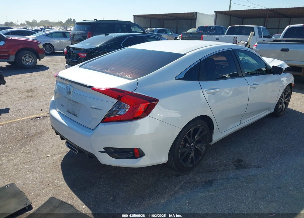 2019 HONDA CIVIC SPORT VIN: 2HGFC2F84KH578838
