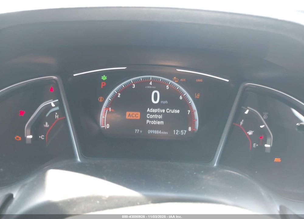 2019 HONDA CIVIC SPORT VIN: 2HGFC2F84KH578838