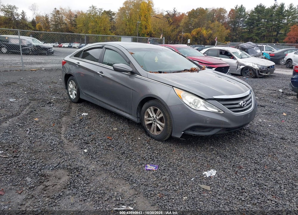 2014 HYUNDAI SONATA GLS VIN: 5NPEB4AC2EH860587
