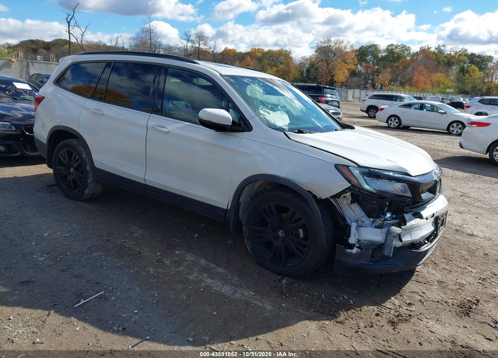 2021 HONDA PILOT AWD BLACK EDITION VIN: 5FNYF6H71MB028581