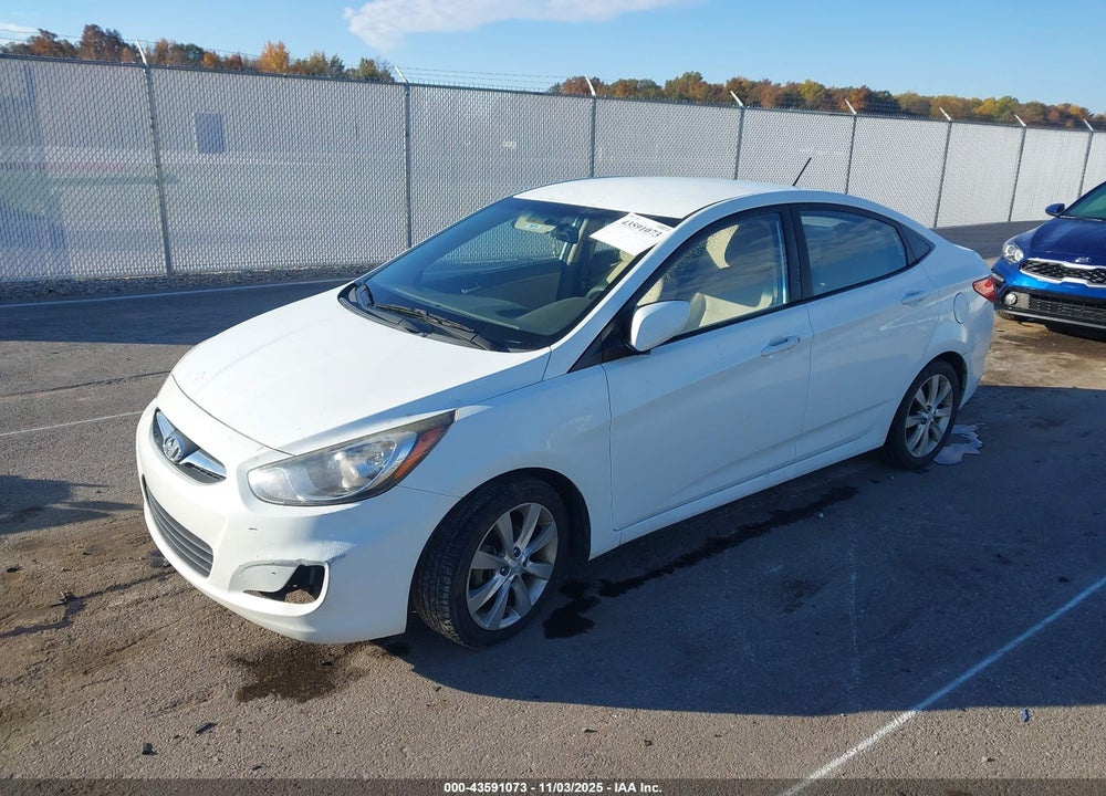 2012 HYUNDAI ACCENT GLS VIN: KMHCU4AE4CU119746