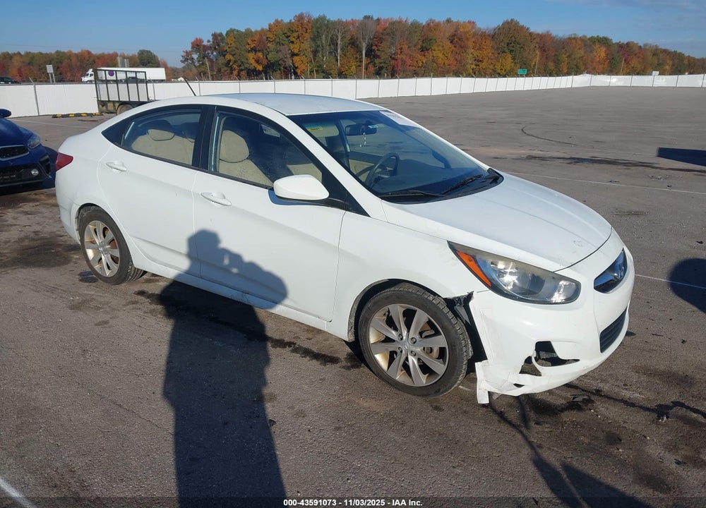 2012 HYUNDAI ACCENT GLS VIN: KMHCU4AE4CU119746