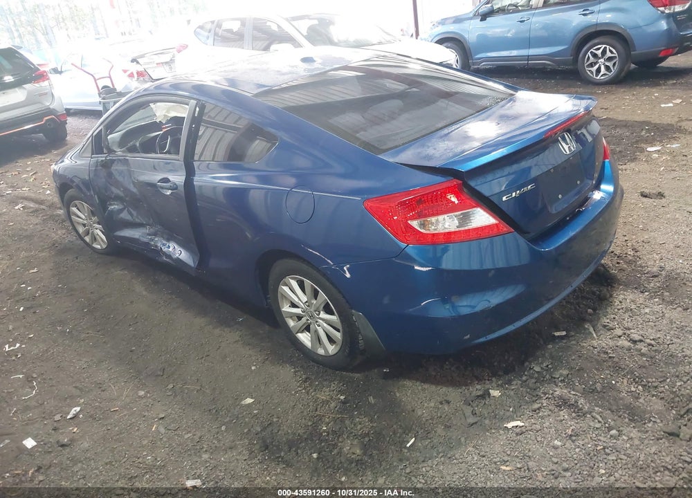 2012 HONDA CIVIC EX-L VIN: 2HGFG3B92CH507230