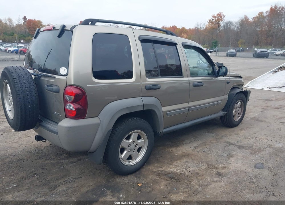 2006 JEEP LIBERTY SPORT VIN: 1J4GL48K16W233677