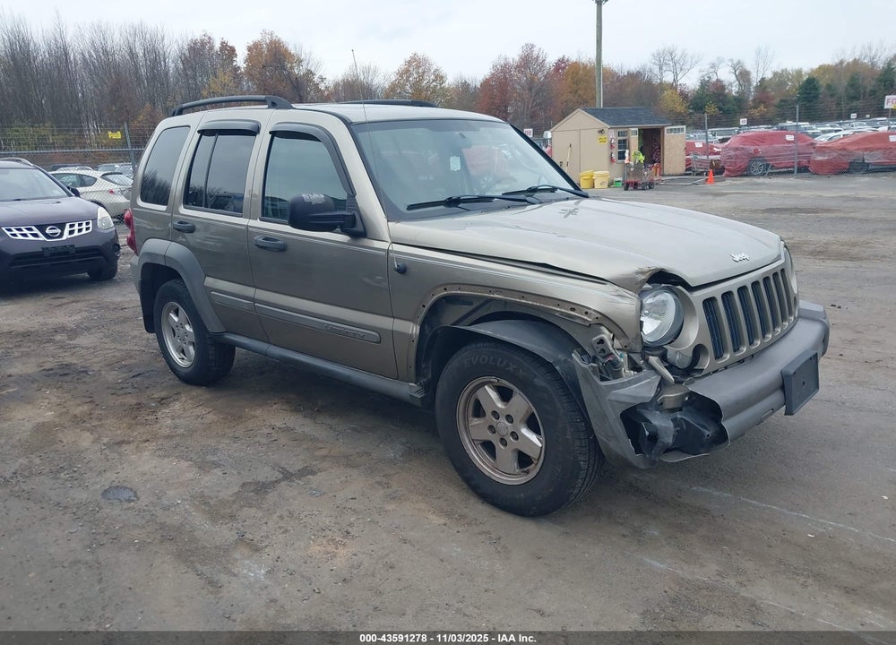 2006 JEEP LIBERTY SPORT VIN: 1J4GL48K16W233677