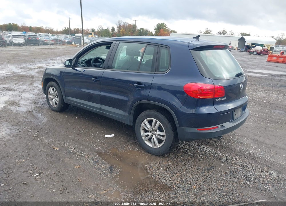 2014 VOLKSWAGEN TIGUAN S VIN: WVGAV3AX7EW626163
