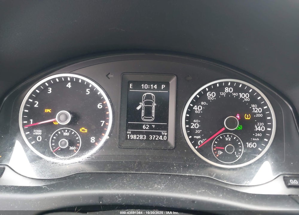 2014 VOLKSWAGEN TIGUAN S VIN: WVGAV3AX7EW626163