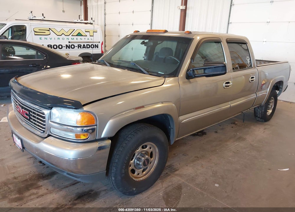 2002 GMC SIERRA 1500HD SLE VIN: 1GTGC13U42F114089