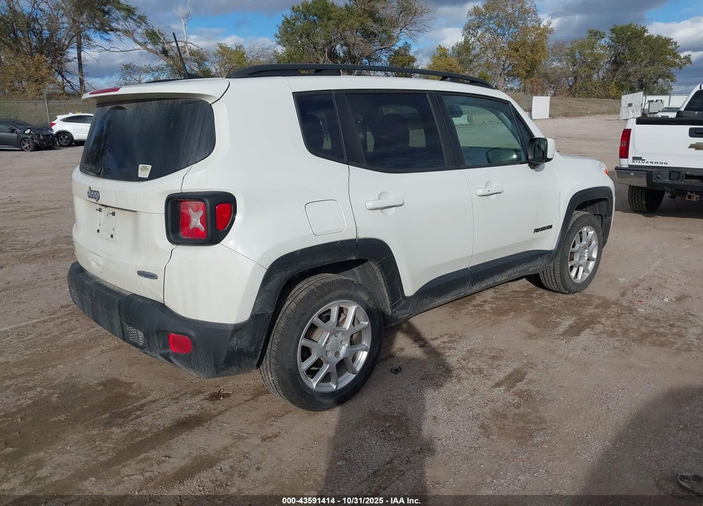 2019 JEEP RENEGADE LATITUDE 4X4 VIN: ZACNJBBB7KPK10926