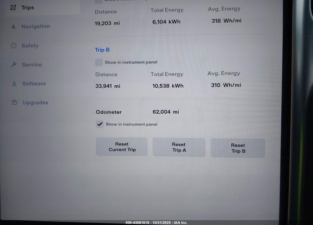 2017 TESLA MODEL S 100D/60D/75D/90D/P100D VIN: 5YJSA1E25HF176402