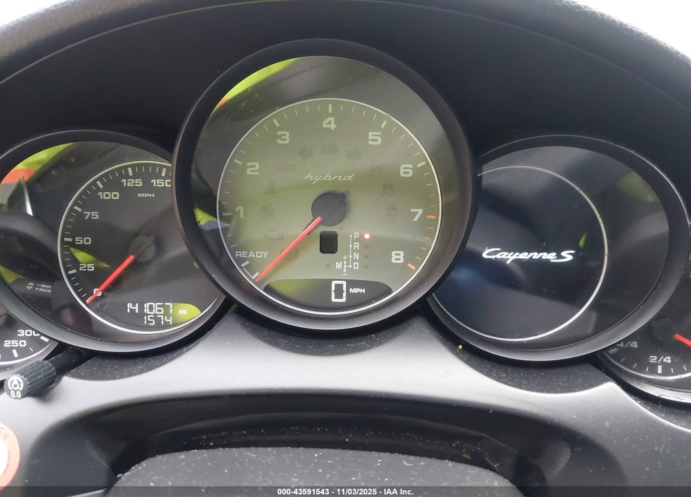 2012 PORSCHE CAYENNE HYBRID S VIN: WP1AE2A2XCLA90082