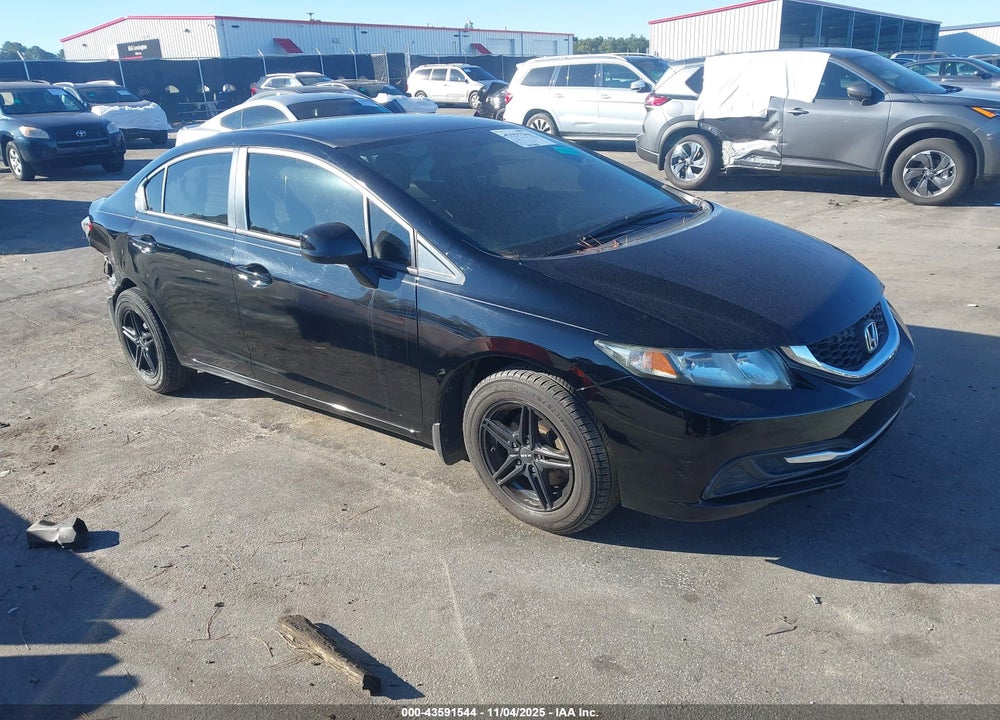 2013 HONDA CIVIC LX VIN: 19XFB2F54DE200220