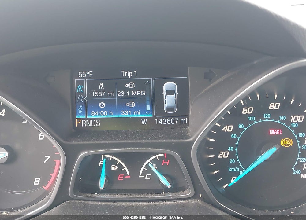 2014 FORD ESCAPE VIN: 1FMCU9G92EUB52254