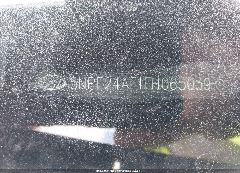 2015 HYUNDAI SONATA SE VIN: 5NPE24AF1FH065039