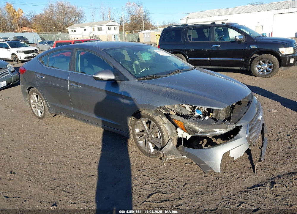 2017 HYUNDAI ELANTRA LIMITED VIN: KMHD84LF4HU356839