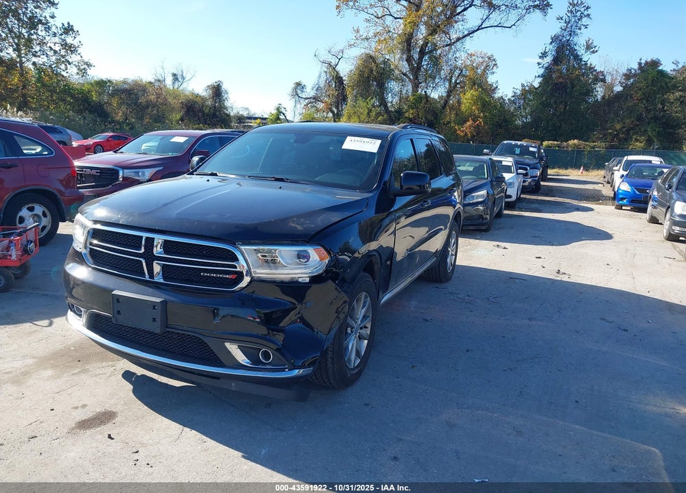 2017 DODGE DURANGO SXT AWD VIN: 1C4RDJAG4HC679360