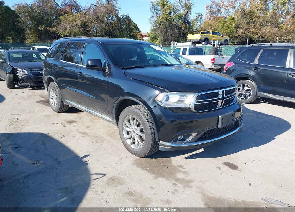 2017 DODGE DURANGO SXT AWD VIN: 1C4RDJAG4HC679360
