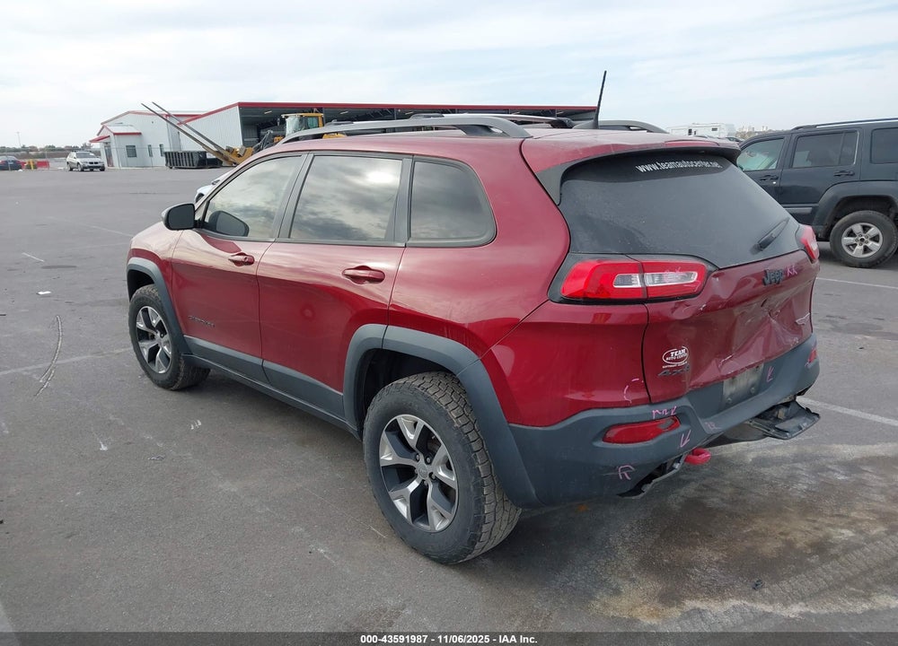 2016 JEEP CHEROKEE TRAILHAWK VIN: 1C4PJMBS3GW227272