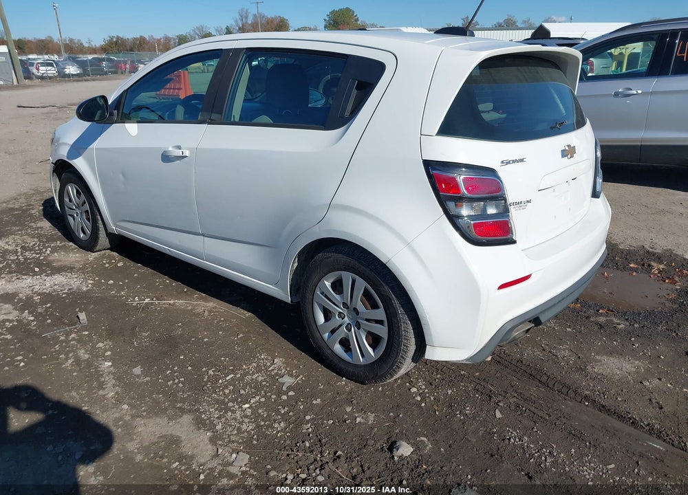 2017 CHEVROLET SONIC LT AUTO VIN: 1G1JG6SH9H4145489