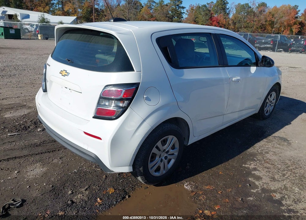 2017 CHEVROLET SONIC LT AUTO VIN: 1G1JG6SH9H4145489