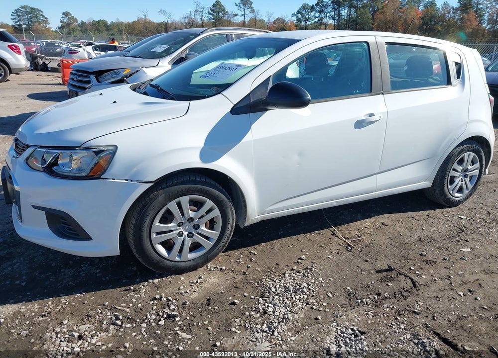 2017 CHEVROLET SONIC LT AUTO VIN: 1G1JG6SH9H4145489