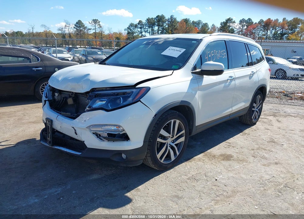 2018 HONDA PILOT TOURING VIN: 5FNYF6H94JB064262