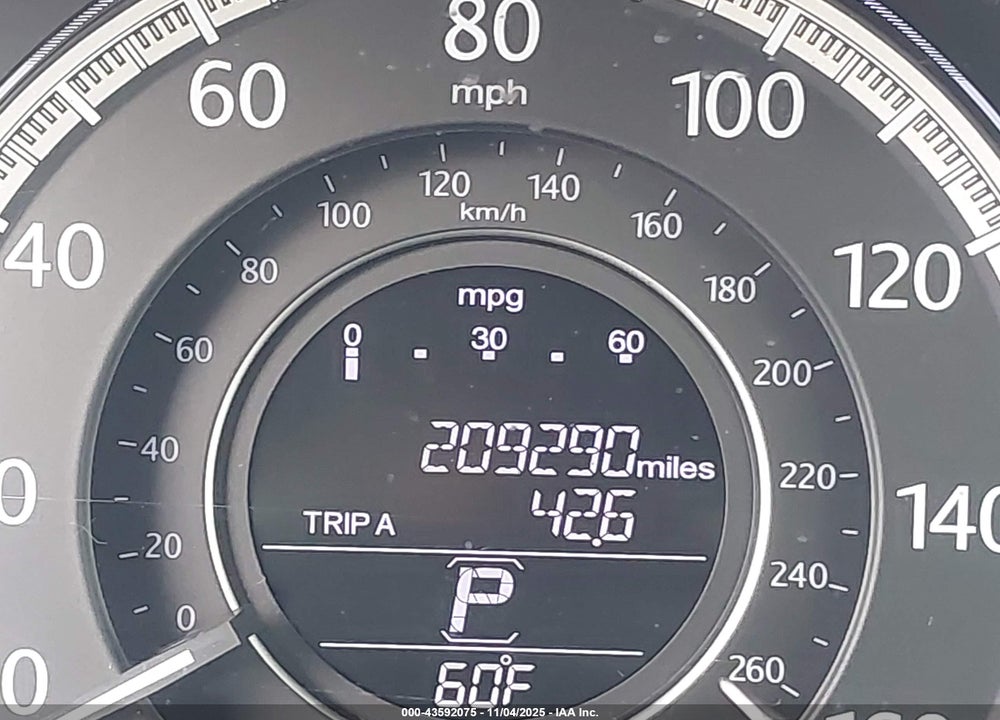 2013 HONDA ACCORD EX-L V-6 VIN: 1HGCR3F85DA019324
