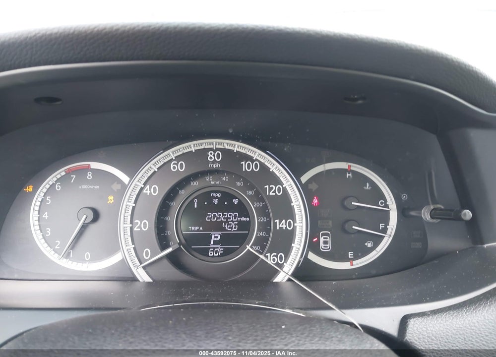 2013 HONDA ACCORD EX-L V-6 VIN: 1HGCR3F85DA019324