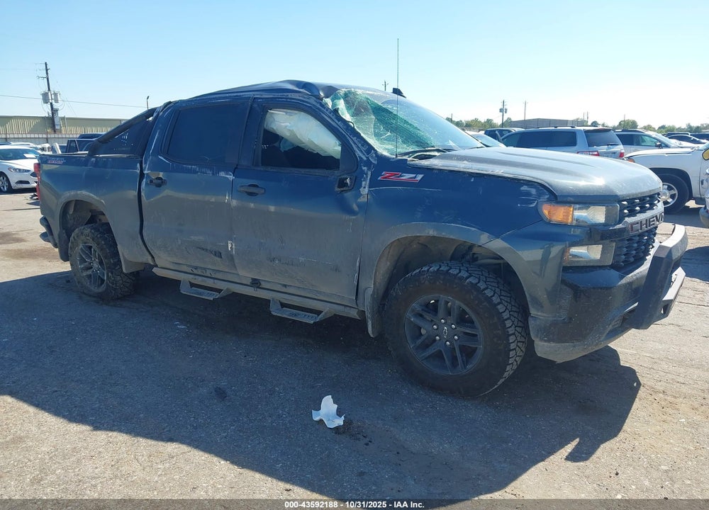 2020 CHEVROLET SILVERADO 1500 4WD  SHORT BED CUSTOM TRAIL BOSS VIN: 3GCPYCEF9LG424847