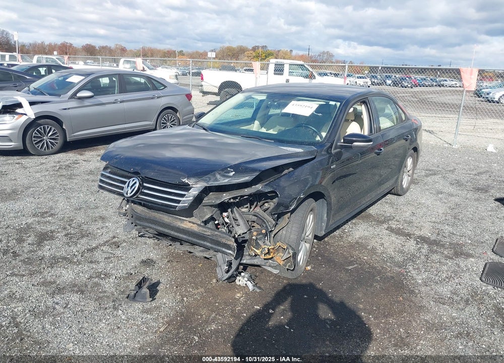 2014 VOLKSWAGEN PASSAT VIN: 1VWAT7A36EC095776